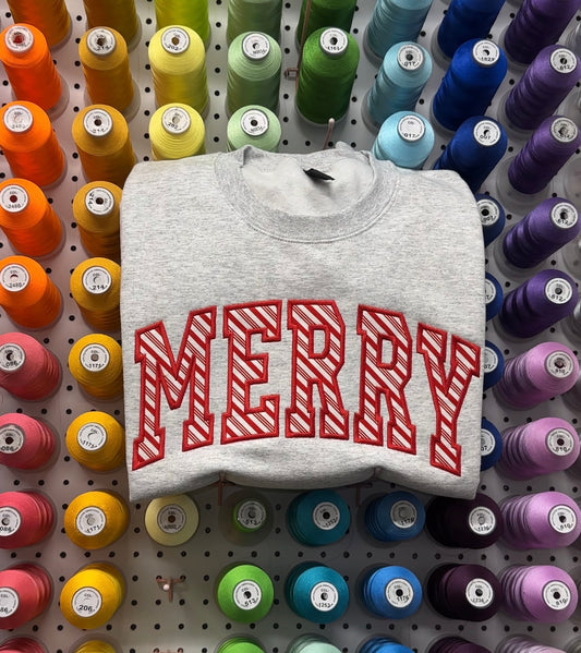 MERRY Embroidered Sweatshirt