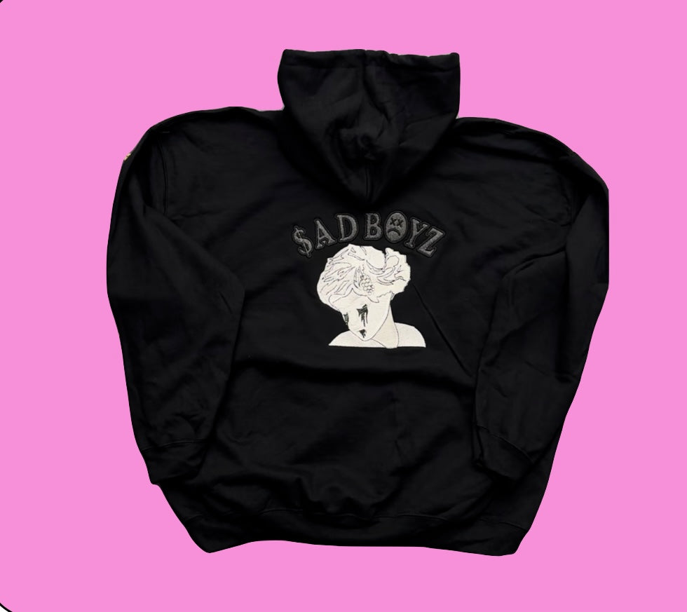 $AD BOYZ 2 HOODIE ( SHINY BLACK LETTERS)