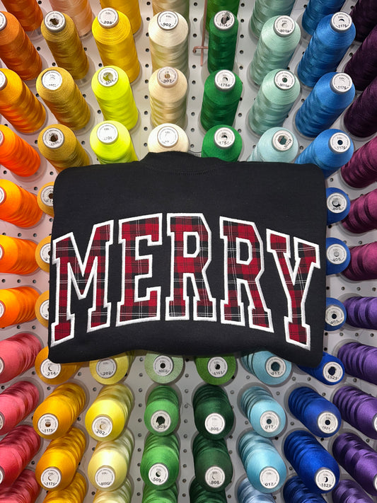MERRY Embroidered Sweatshirt