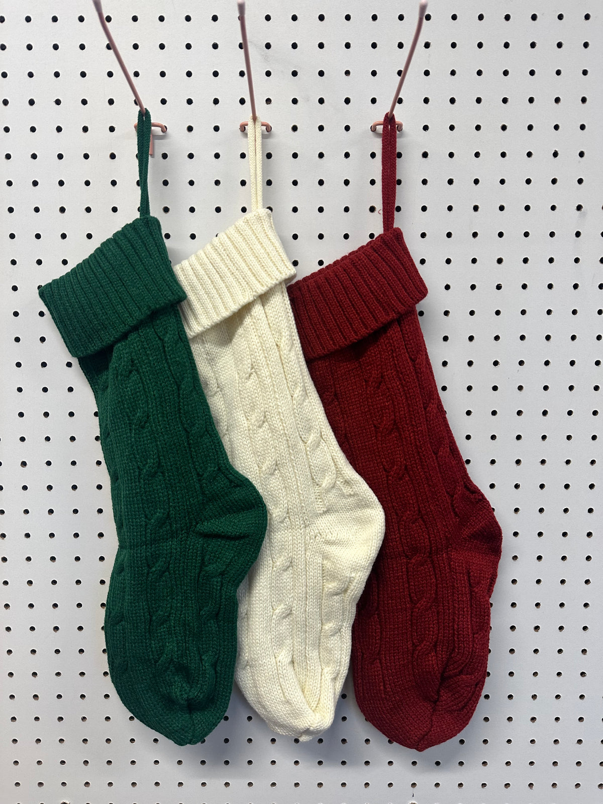 Embroidered Name Knit Stocking