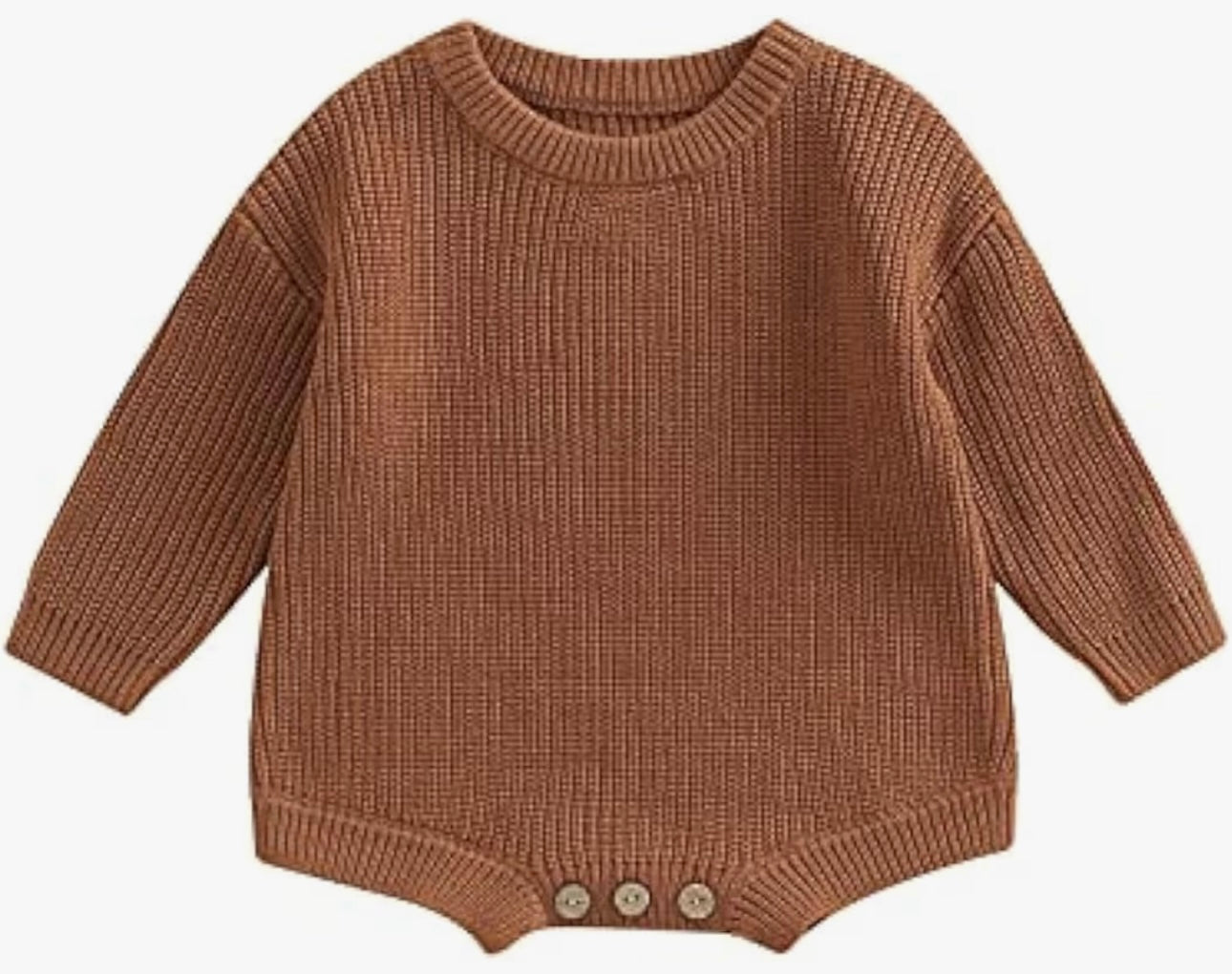 Custom Knit Baby Romper