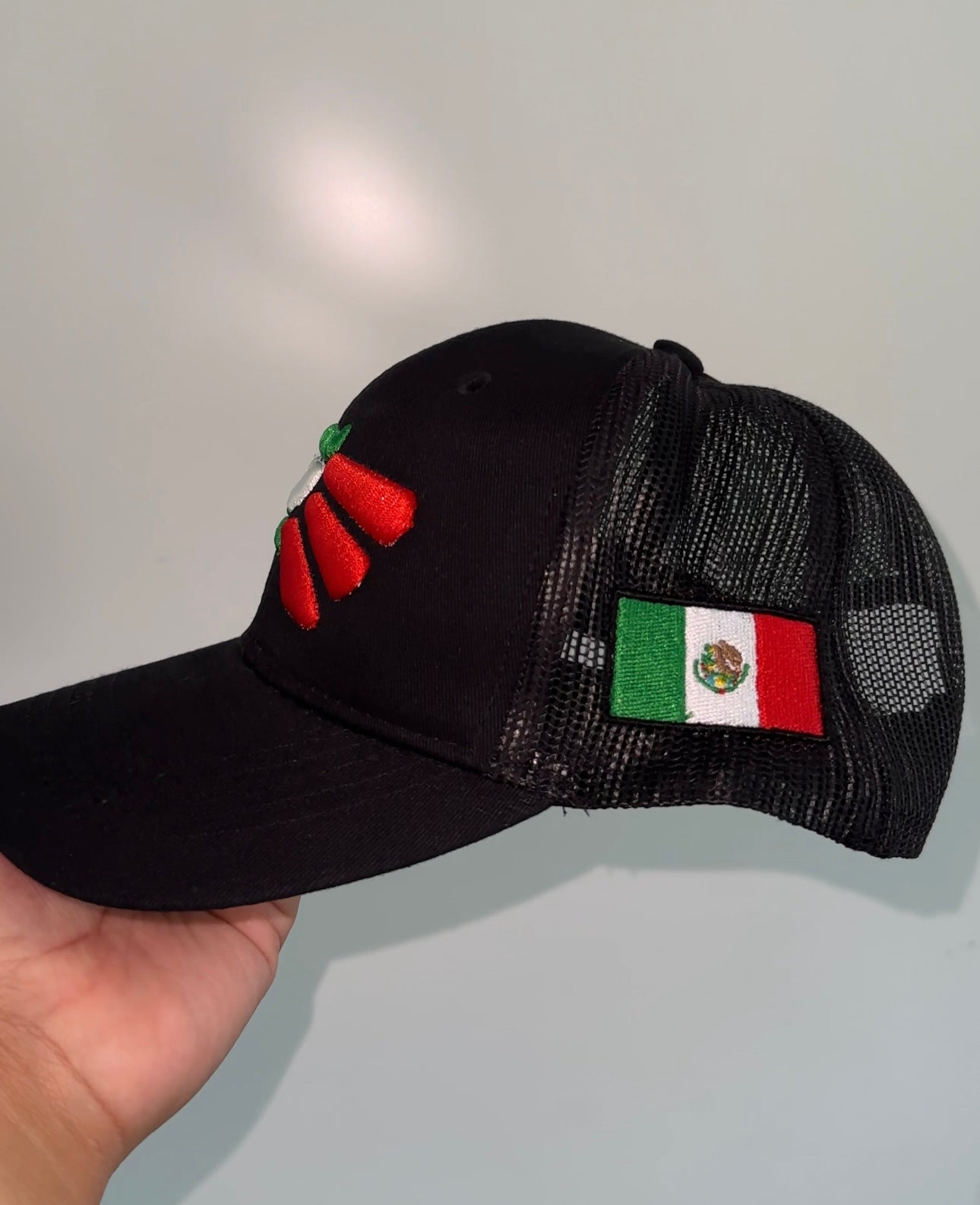 Mexico Tricolor 3D Puff Embroidered Hat