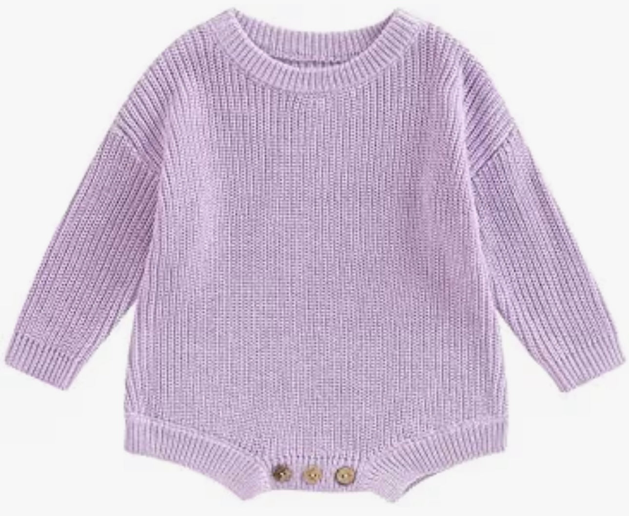 Custom Knit Baby Romper