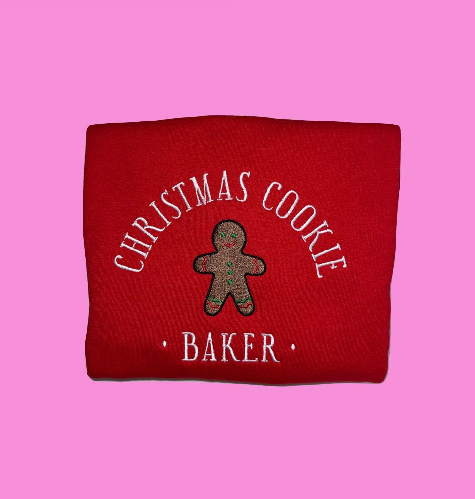 Sudadera navideña con galletas BAKER