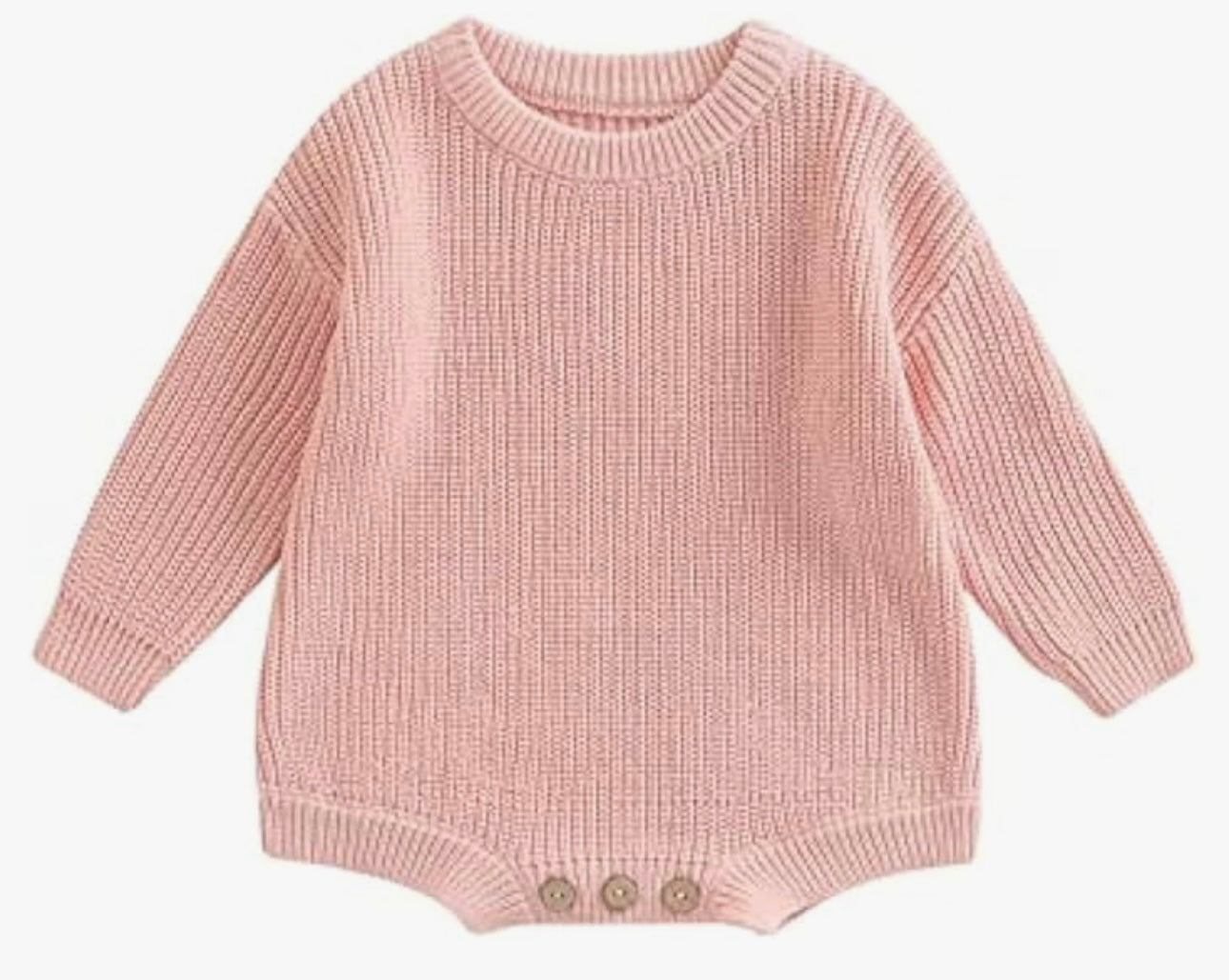 Custom Knit Baby Romper