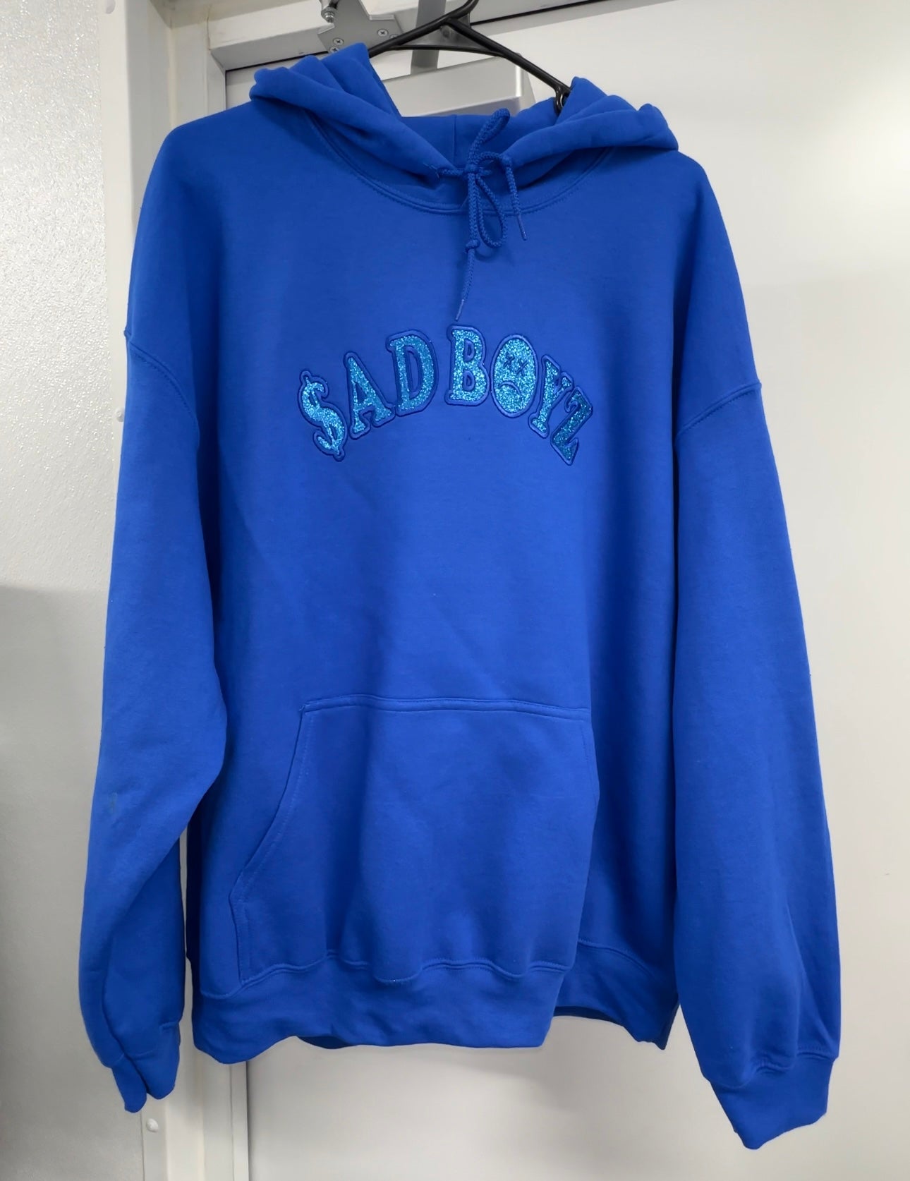 $AD BOYZ 2 HOODIE (Shiny Blue Letters)