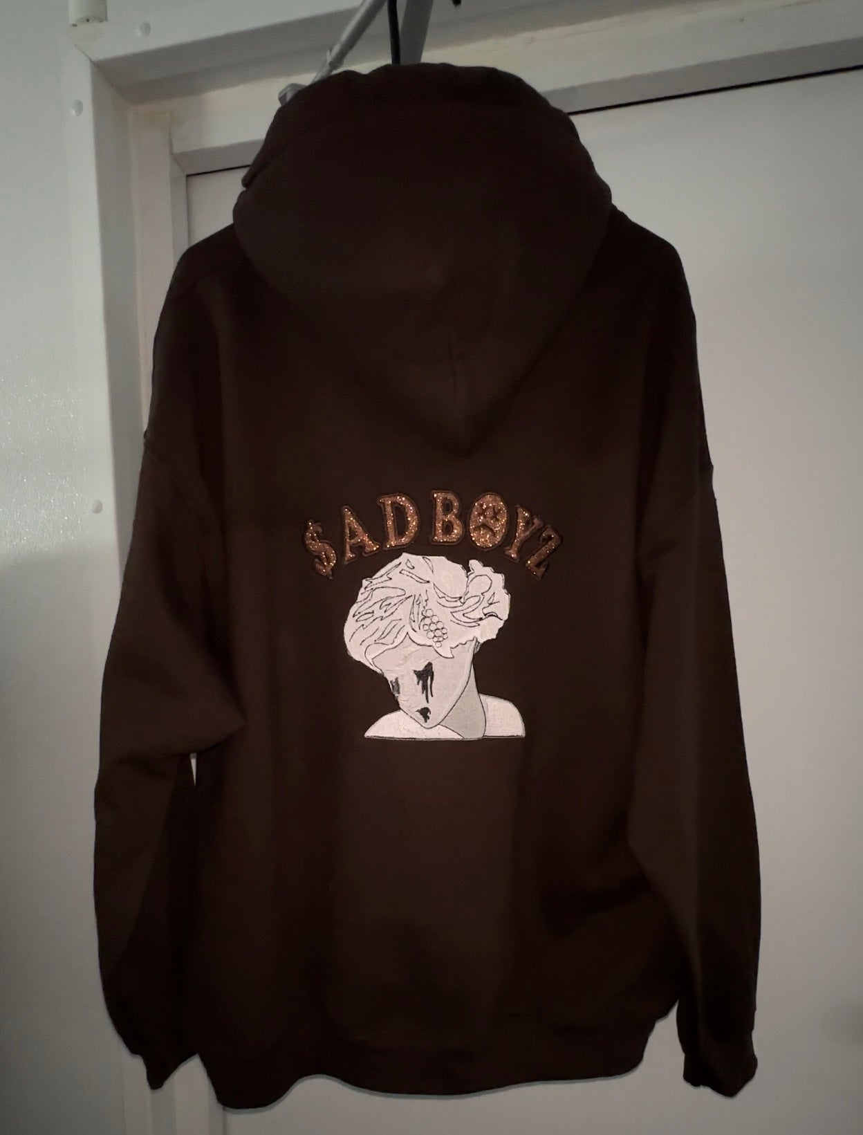 $AD BOYZ 2 HOODIE (Shiny Brown Letters)