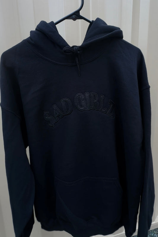 $ad Girlz Hoodie (Shiny Black Letters)