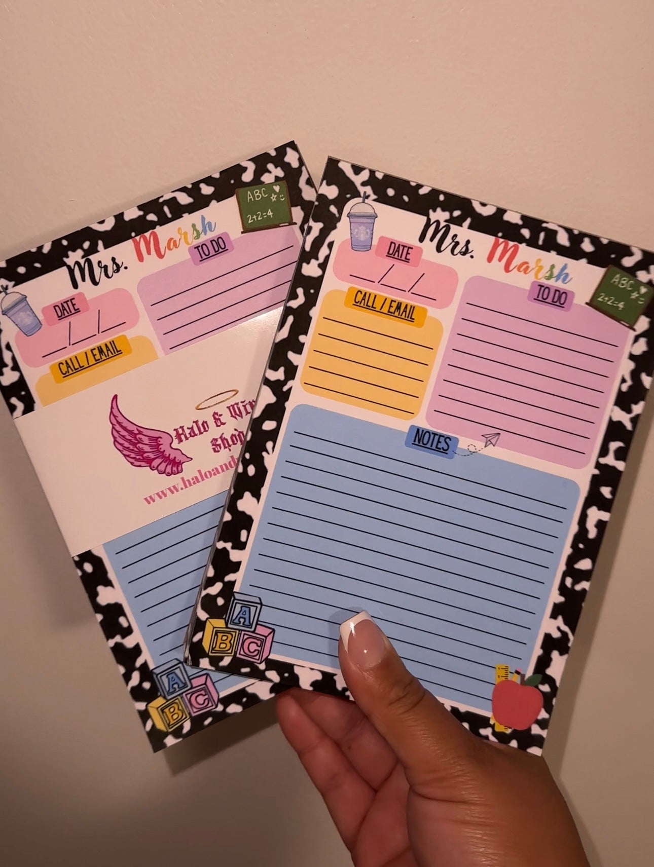Custom Teacher Notepad