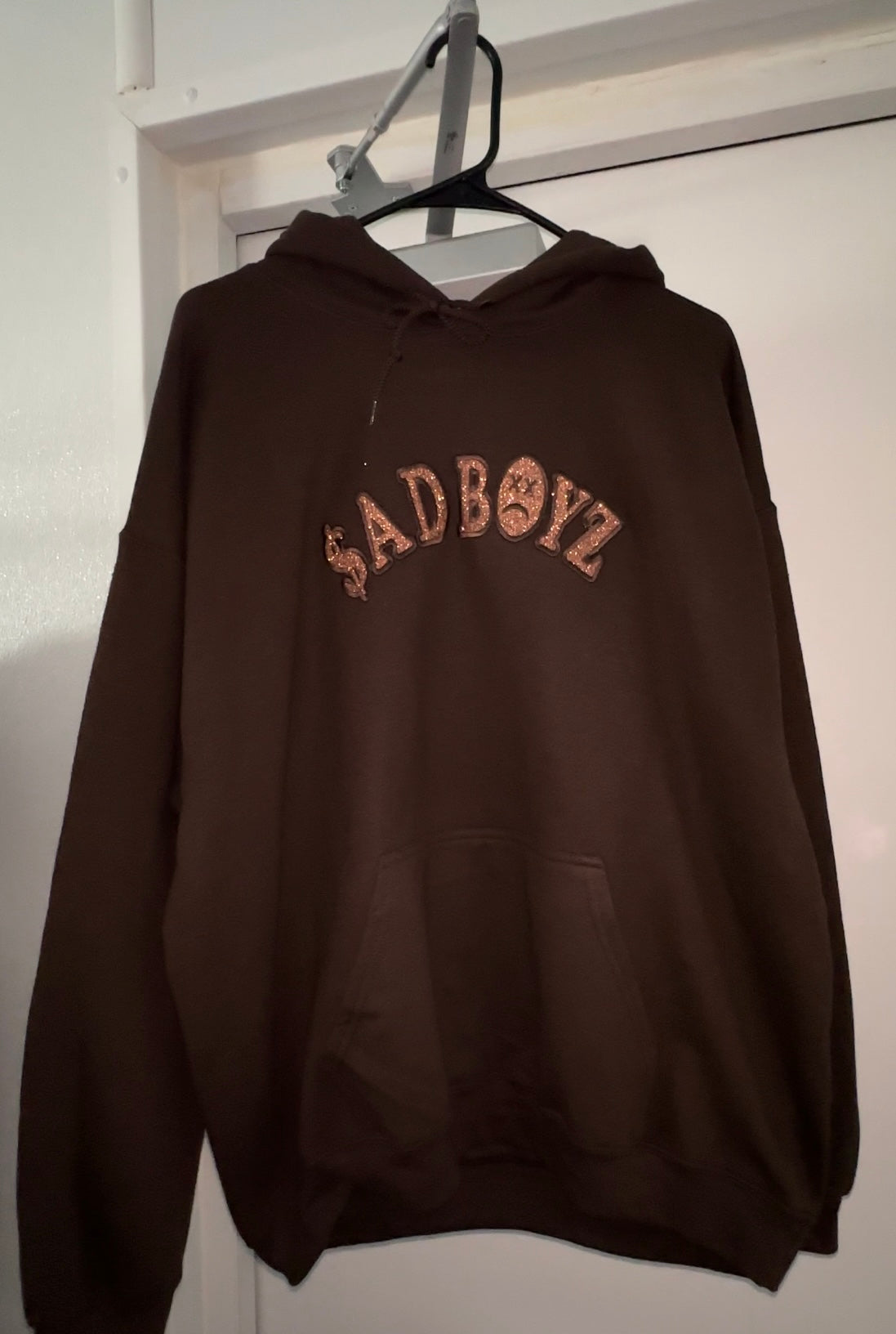 $AD BOYZ 2 HOODIE (Shiny Brown Letters)