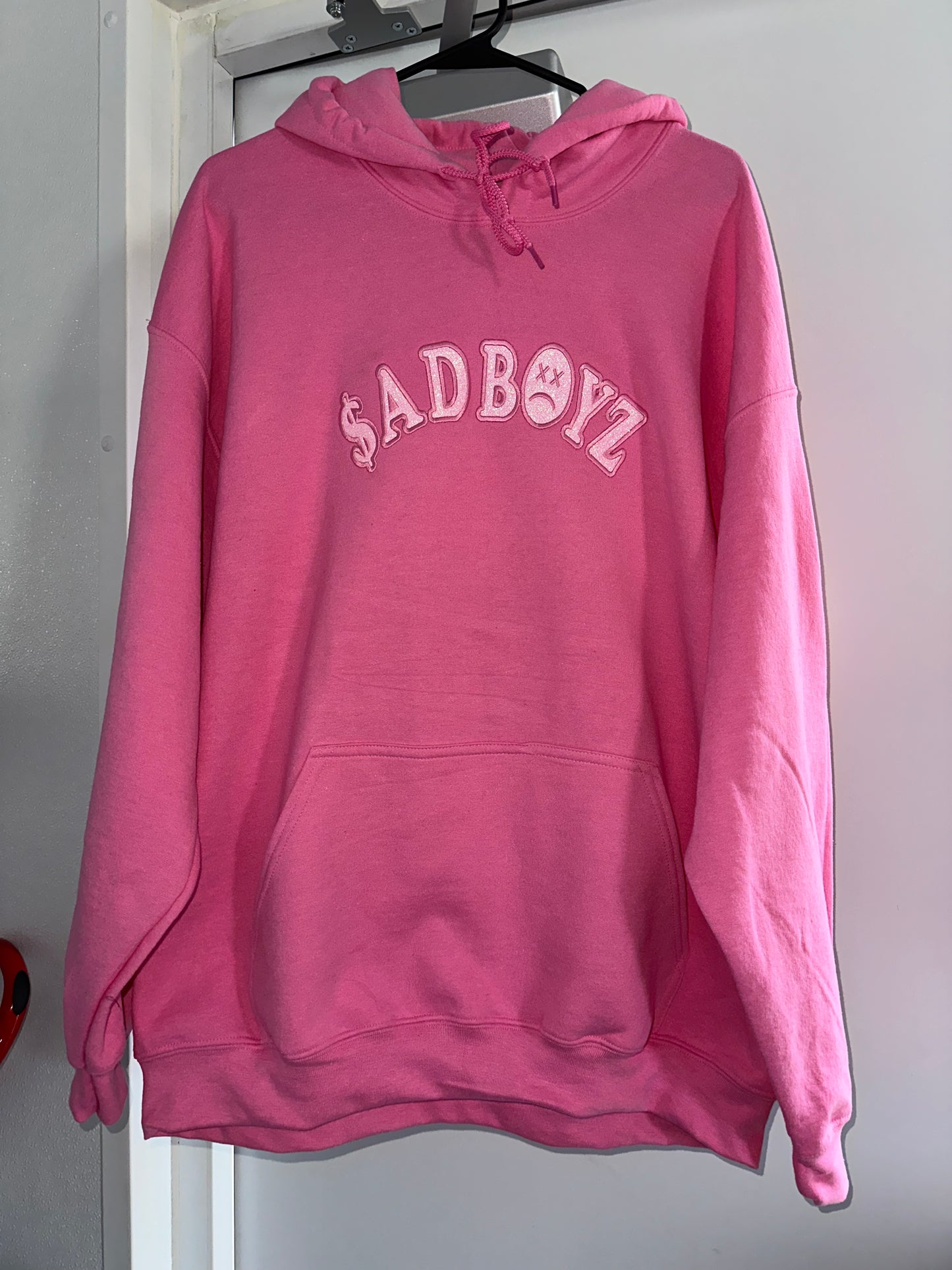 $Ad Boyz 2 HOODIE (Shiny Pink Letters)