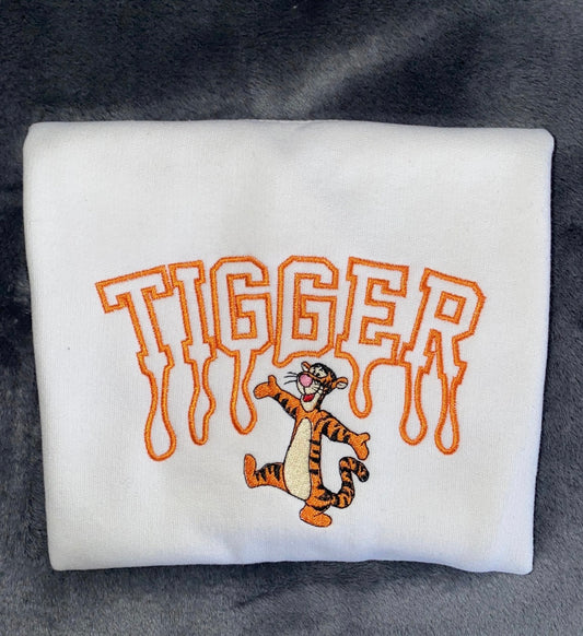 Tiger Embroidered Sweatshirt
